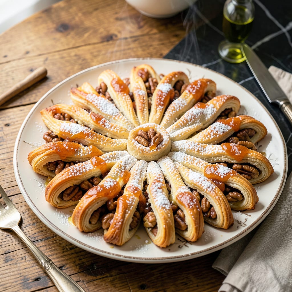 ina garten rugelach recipe illustration with key details
