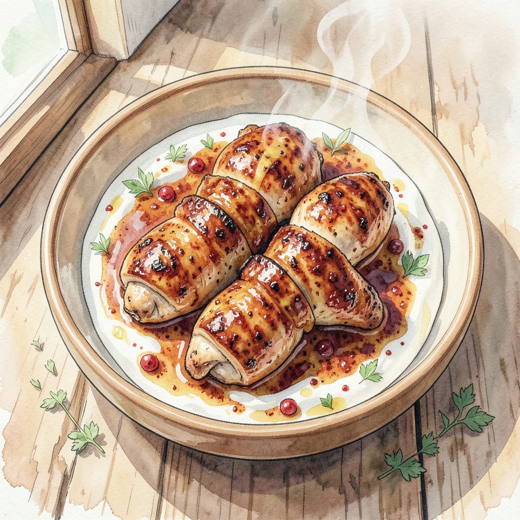 Visual representation of indian tandoori bbq chicken recipe