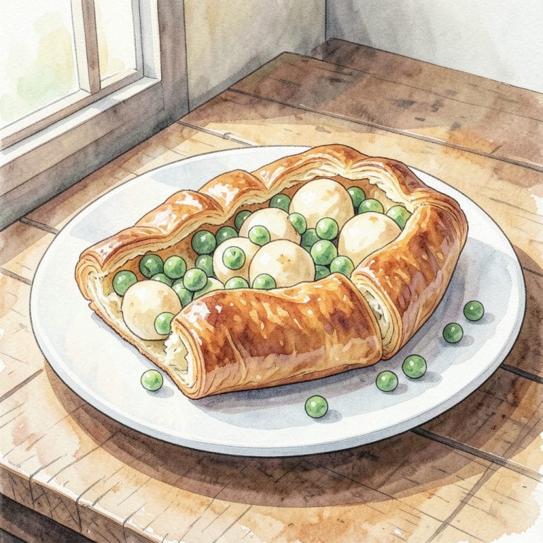 Visual representation of Indian Veg Puff Recipe: Flaky Crust and Spicy Filling