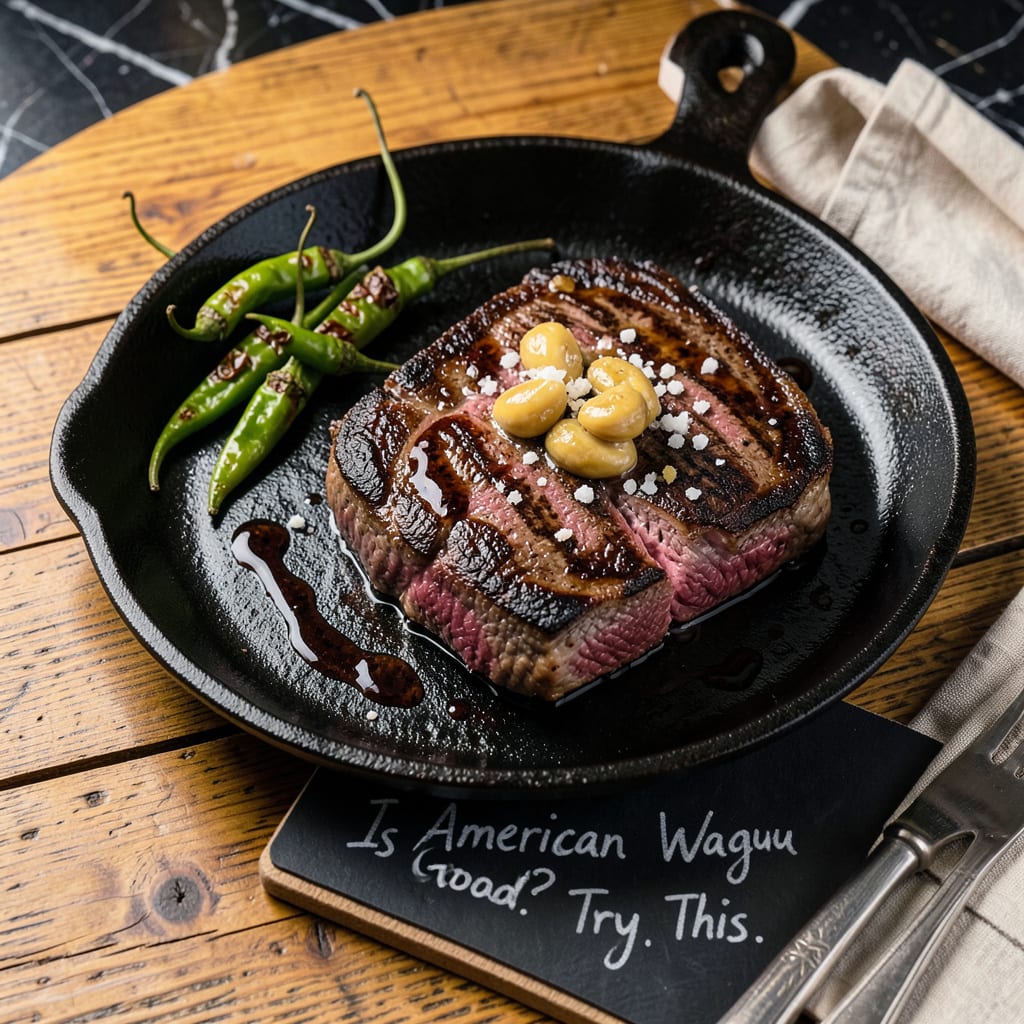Is American Wagyu Good: Quality, Taste, and Honest Verdict example with annotations