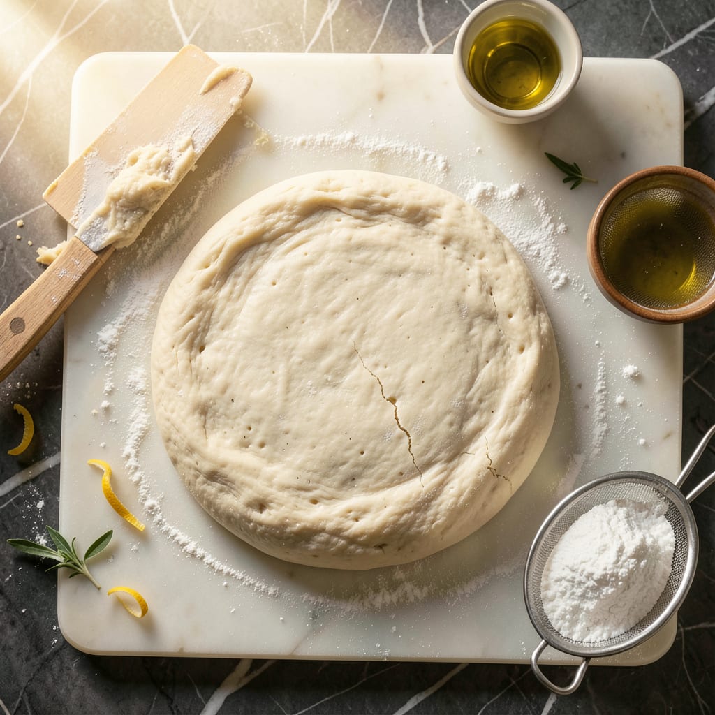 Is Pizza Dough Supposed to Be Sticky: Ideal Texture and Fixes Explained example with annotations