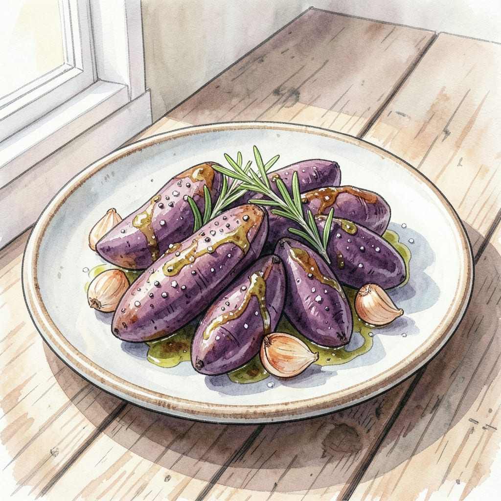 Visual representation of Japanese Purple Potato Recipe: Vibrant Flavor & Nutrition