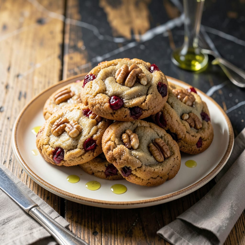 Jason's Deli Cranberry Walnut Cookie Recipe: Bakery Style Chewy Delight illustration with key details
