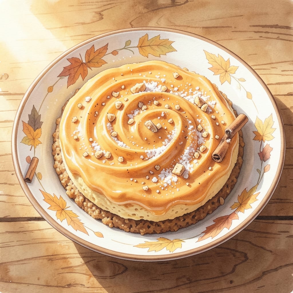jello no bake pumpkin cheesecake recipe illustration with key details