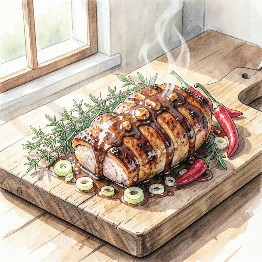 Jerk BBQ Marinade Recipe: Spicy Caribbean Flavor in Every Bite illustration with key details