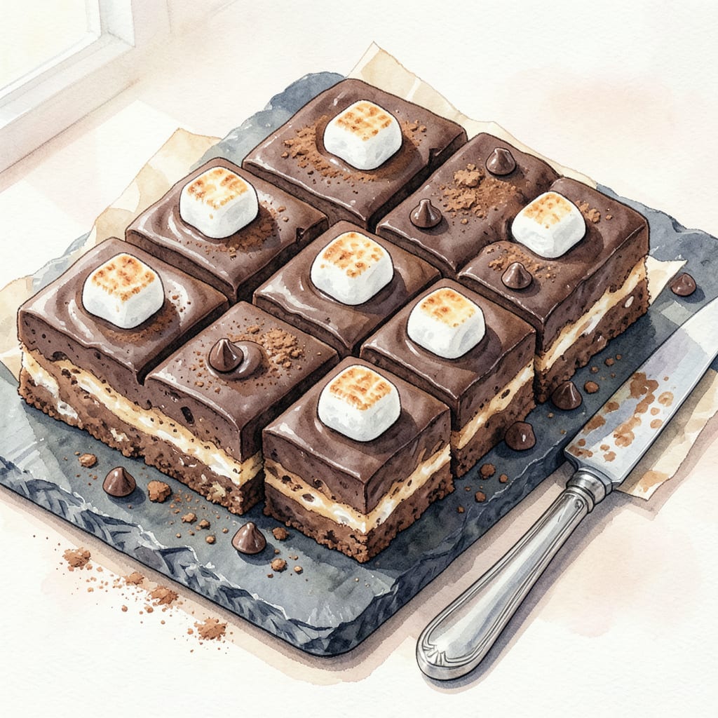 jet puffed marshmallow fudge recipe illustration with key details