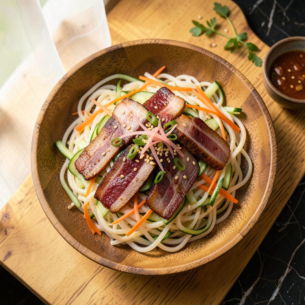 Kamehameha School Recipe for Somen Salad: Authentic Ingredients and Steps illustration with key details