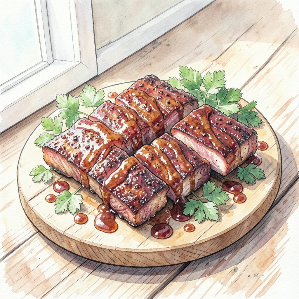 kansas city dry rub bbq recipe example with annotations
