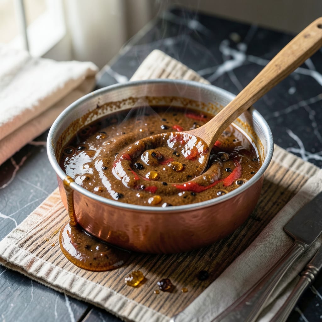 Kansas Style BBQ Sauce Recipe: Bold Vinegar and Molasses Harmony detailed visual guide