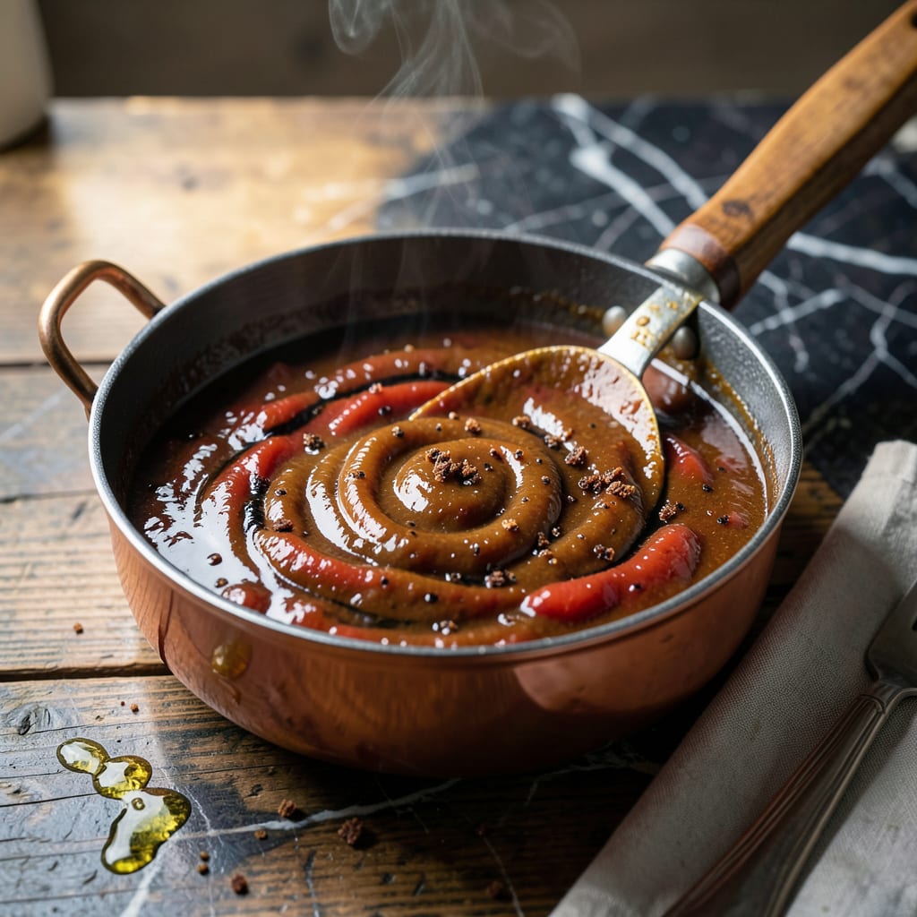 KC BBQ Sauce Recipe: Sweet and Smoky Kansas City Tradition example with annotations