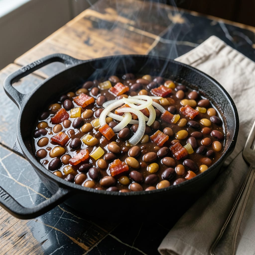KFC BBQ Beans Recipe: Sweet and Smoky Side Dish Classic detailed visual guide