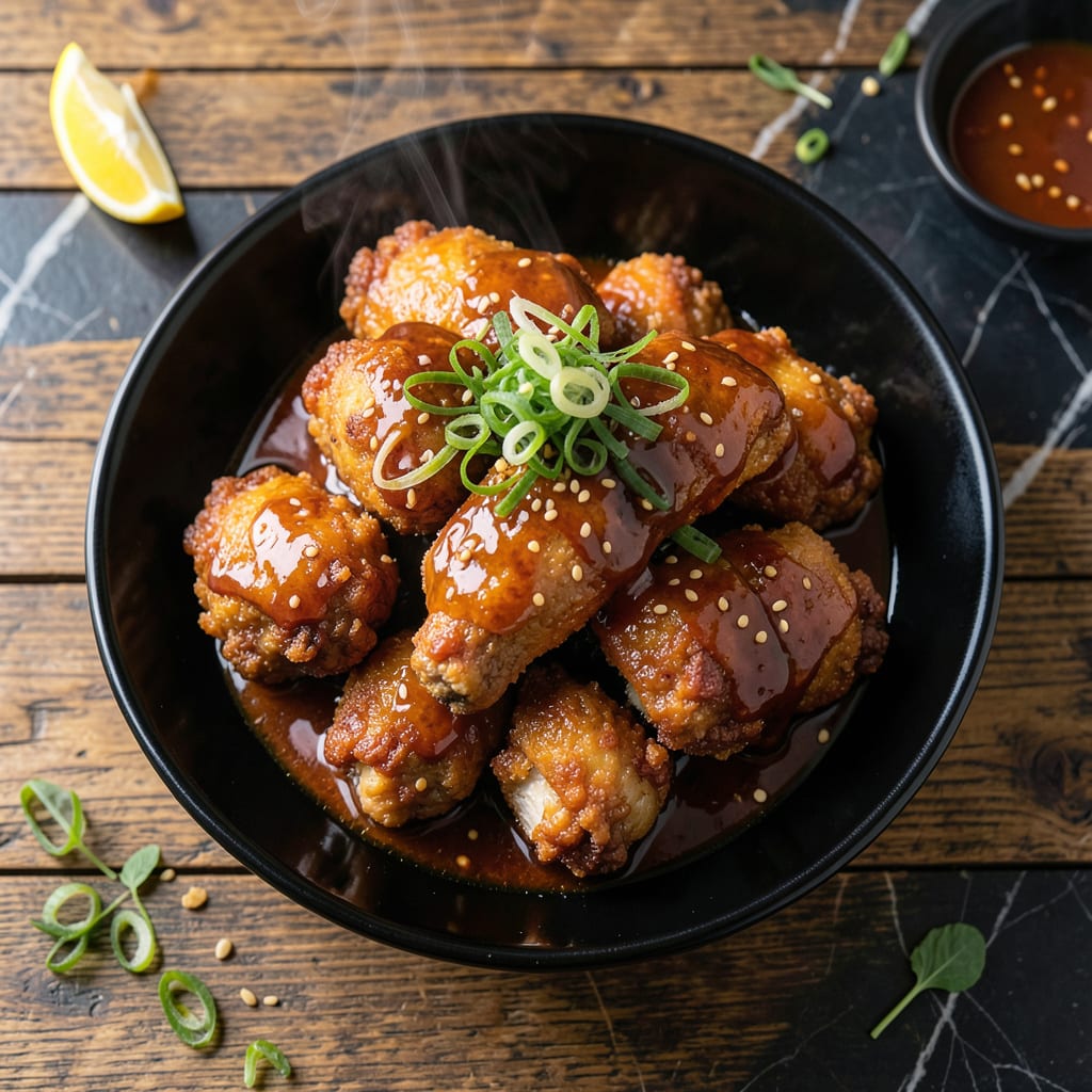 Complete Korean BBQ Fried Chicken Recipe: Double Fried Crispy Perfection overview image