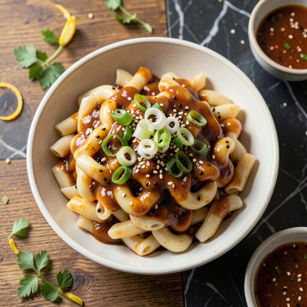Complete Korean BBQ Macaroni Salad Recipe: Creamy Meets Smoky Sweetness overview image