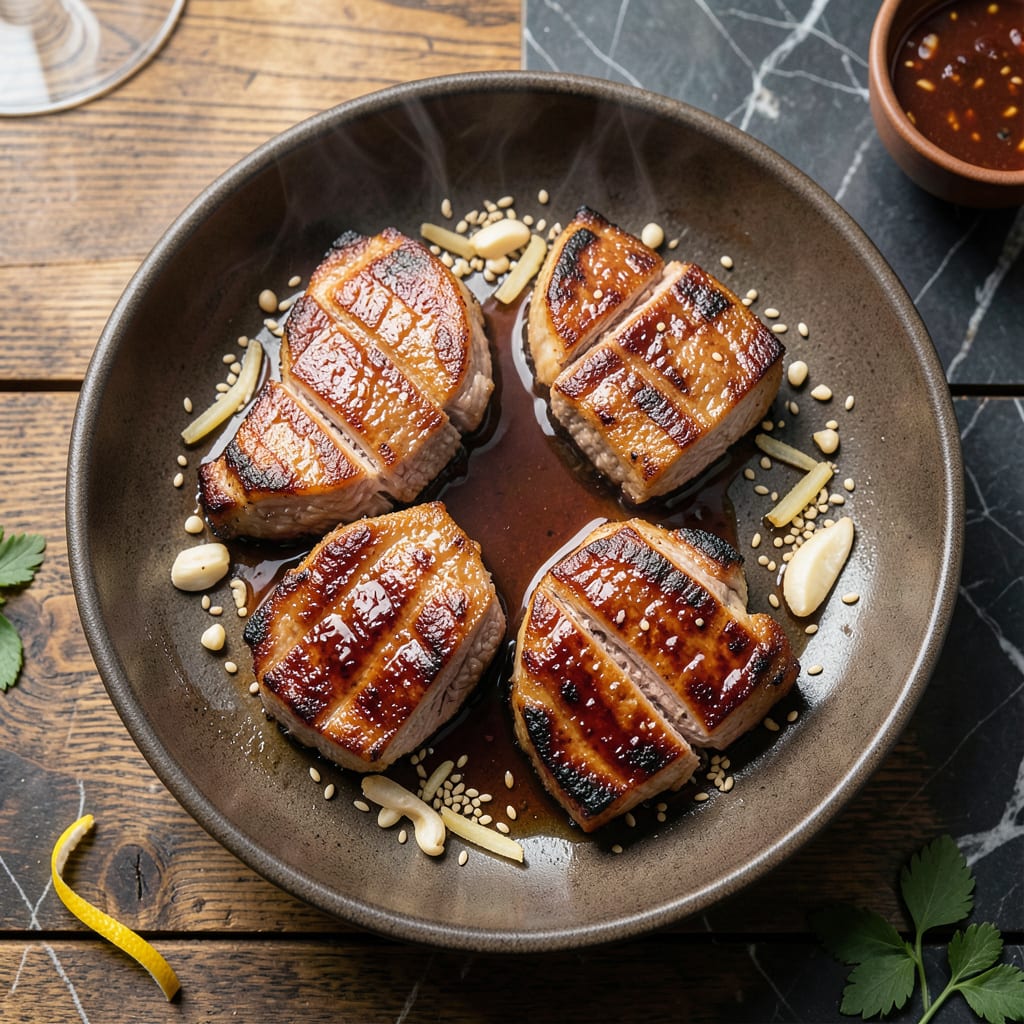 Comprehensive Korean BBQ Pork Chops Recipe: Sweet and Savory Marinated Delight visual reference