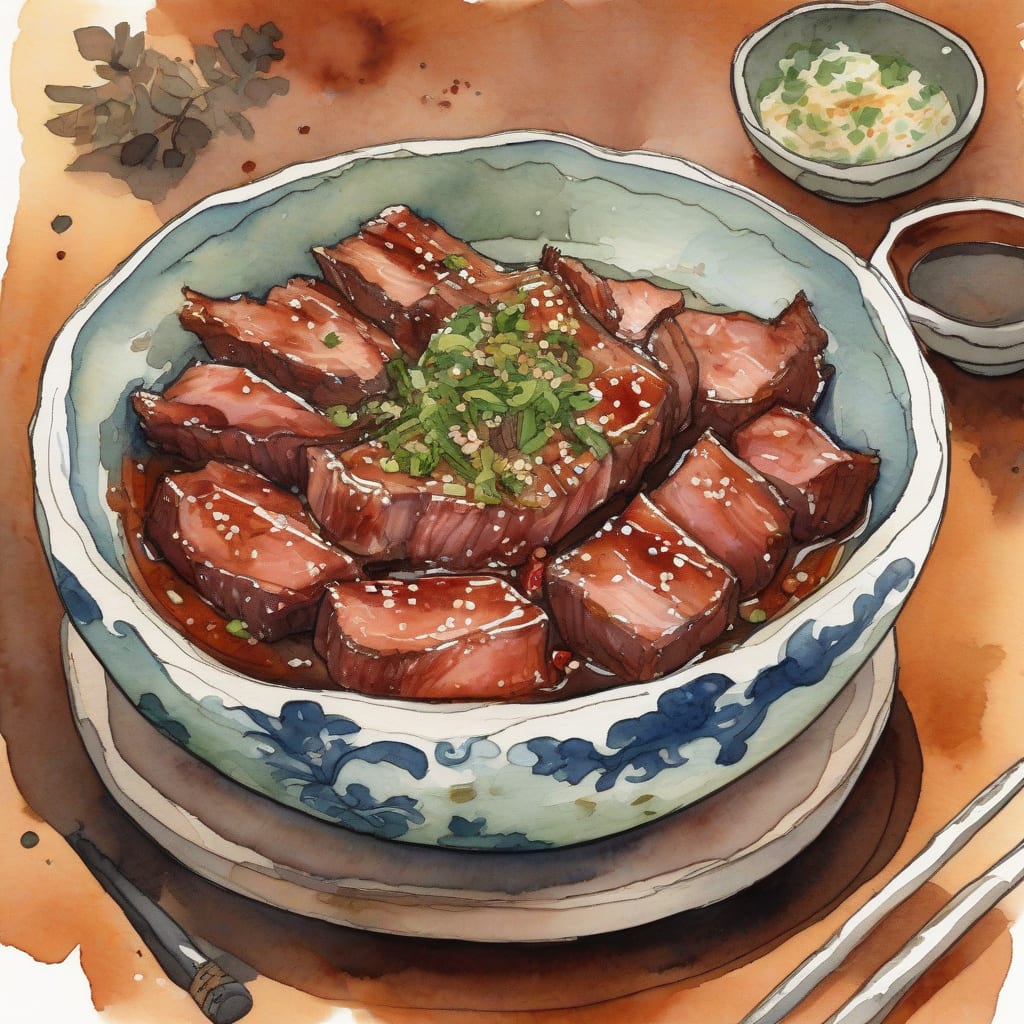 Korean BBQ Pork Recipe: Sweet & Spicy Perfection in 30 Minutes illustration with key details