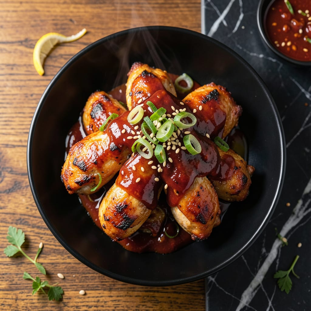 Korean BBQ Sauce Recipe Chicken: Sweet and Spicy Glazed Perfection detailed visual guide