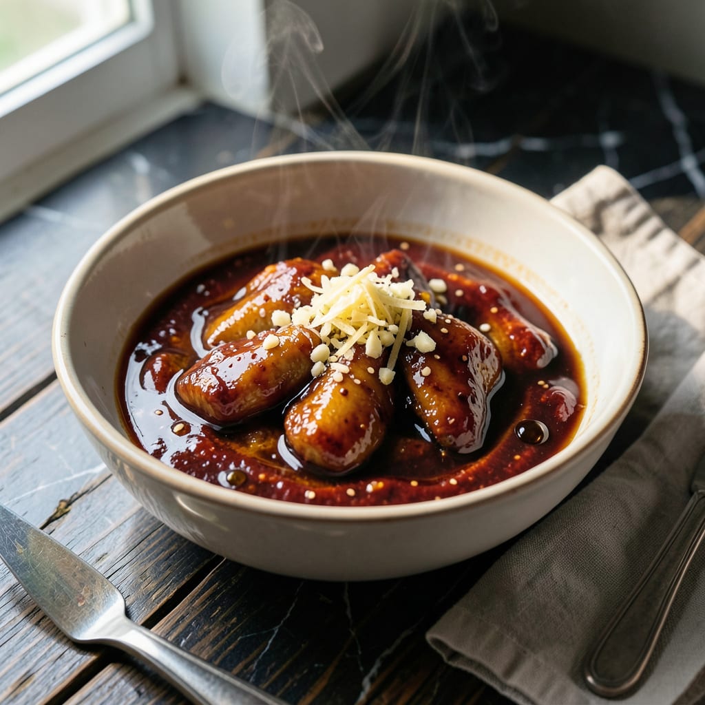 Korean BBQ Wing Sauce Recipe: Sweet and Spicy Glaze for Grilled Perfection example with annotations