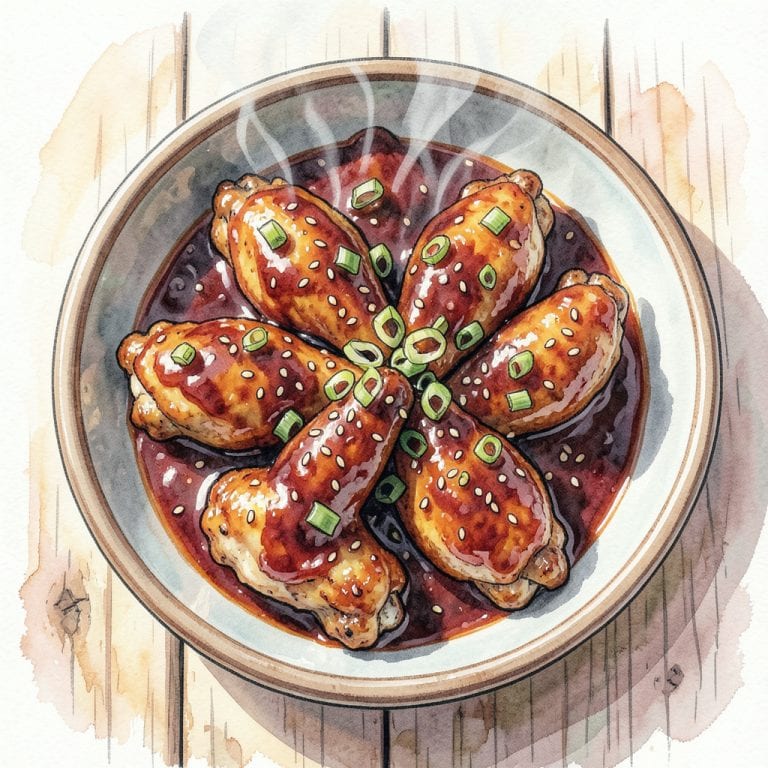 Korean BBQ Wings Recipe Air Fryer: Crispy Perfection Every Time example with annotations