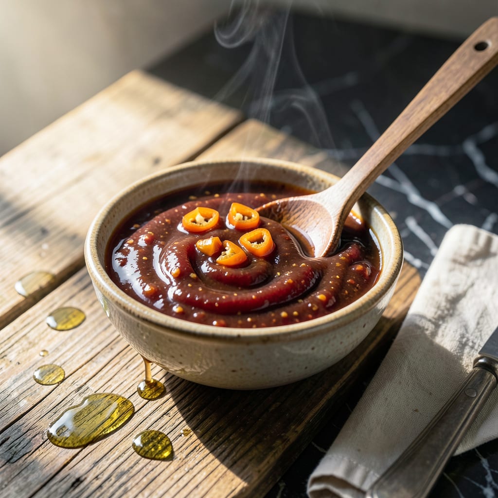 Complete Kosmos Q Cherry Habanero BBQ Sauce Recipe: Sweet Heat With a Fruity Bite overview image