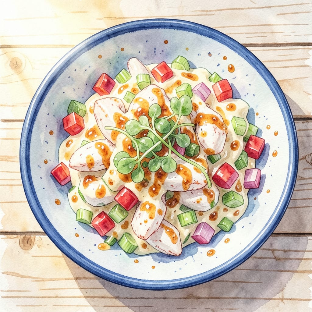 Kroger Kickin’ Crab Salad Recipe: Spicy Seafood Crunch in Minutes illustration with key details