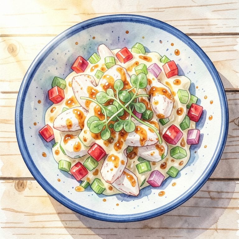 Kroger Kickin’ Crab Salad Recipe: Spicy Seafood Crunch in Minutes illustration with key details