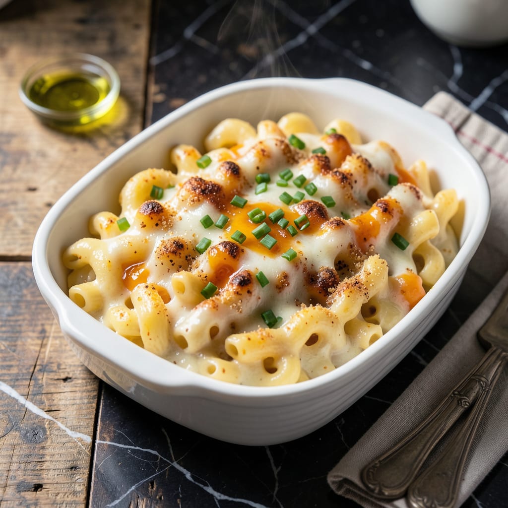 kwik trip mac and cheese recipe example with annotations