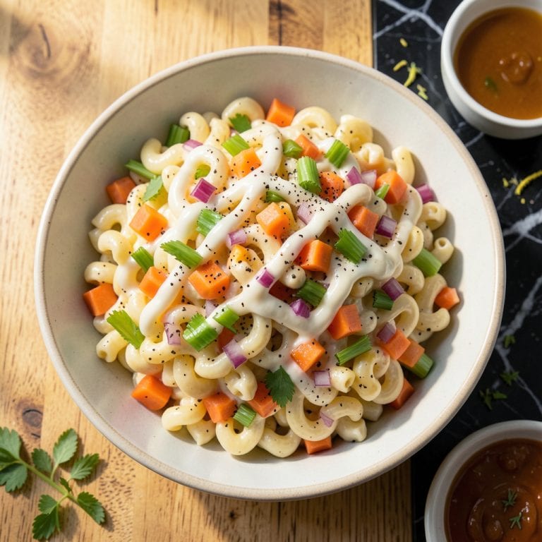 Comprehensive l and l bbq macaroni salad recipe visual reference