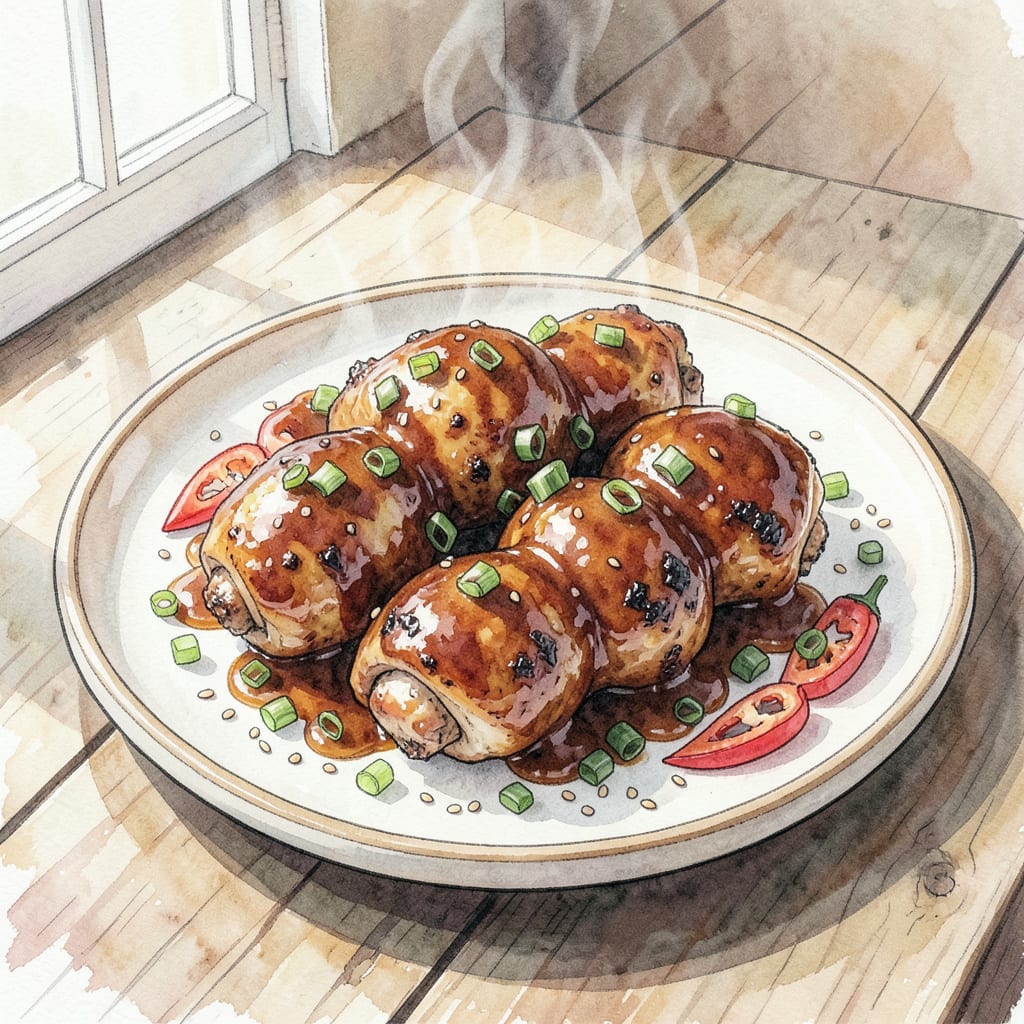 L&L BBQ Chicken Recipe: Finger Licking Goodness in Every Bite illustration with key details