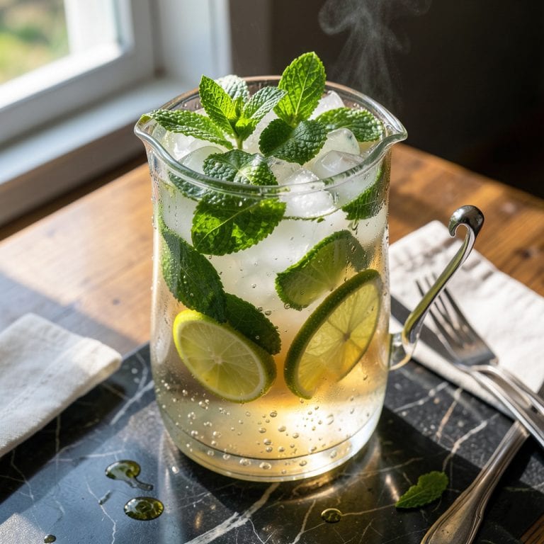 large batch mojito recipe with simple syrup detailed visual guide