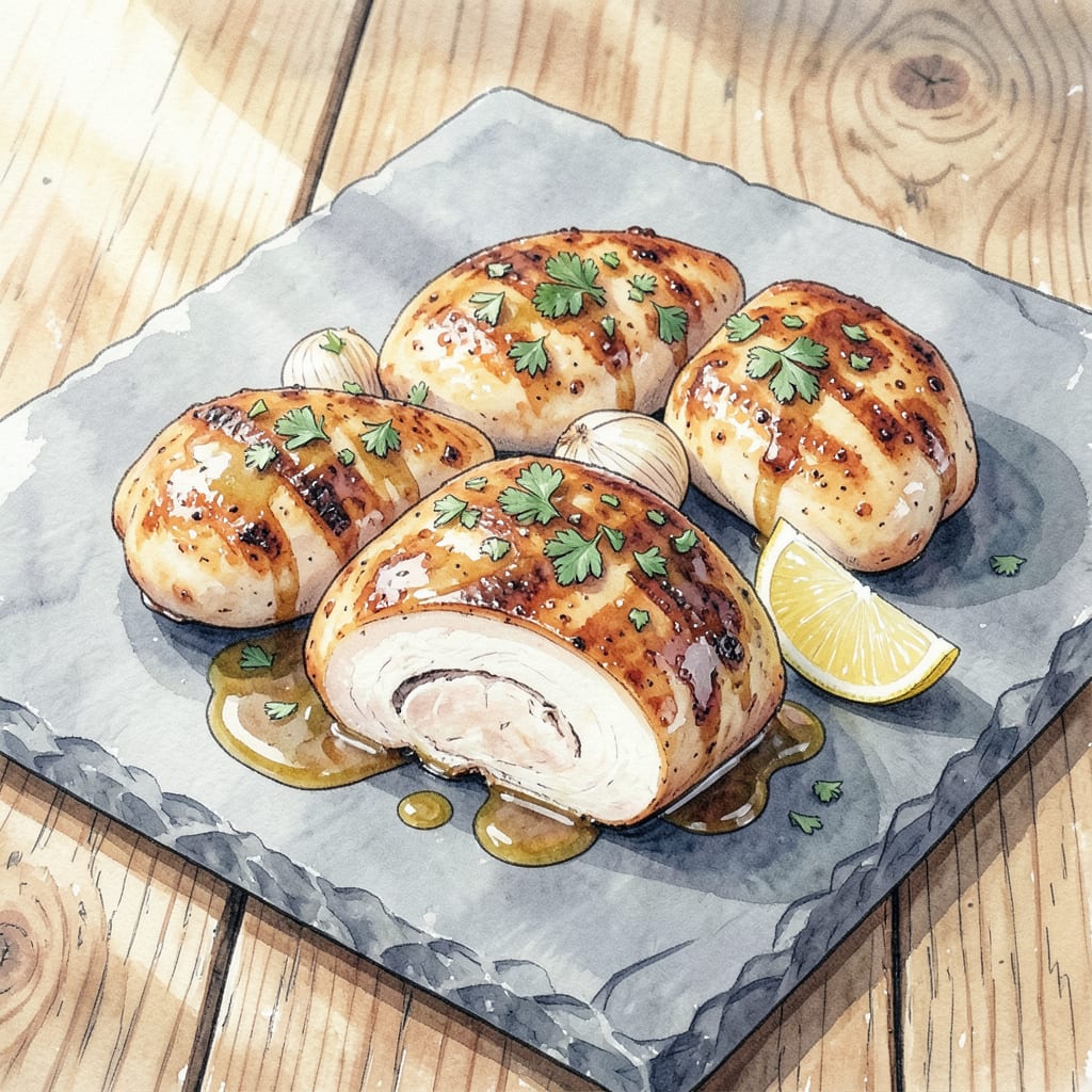 Lawry's Herb and Garlic Marinade Chicken Recipe: Juicy Grilled Perfection illustration with key details