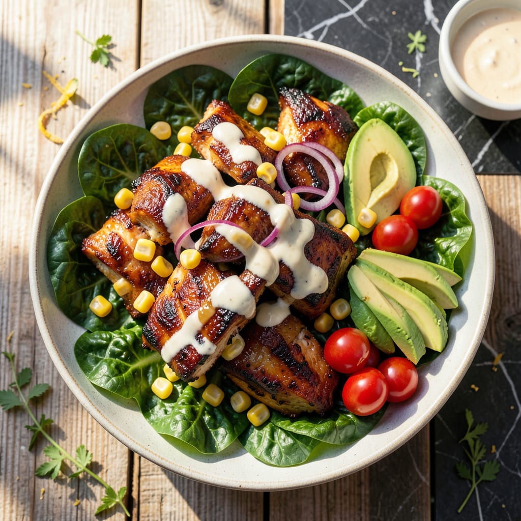Leftover BBQ Chicken Salad Recipe: Smoky Crunch in Every Bite detailed visual guide
