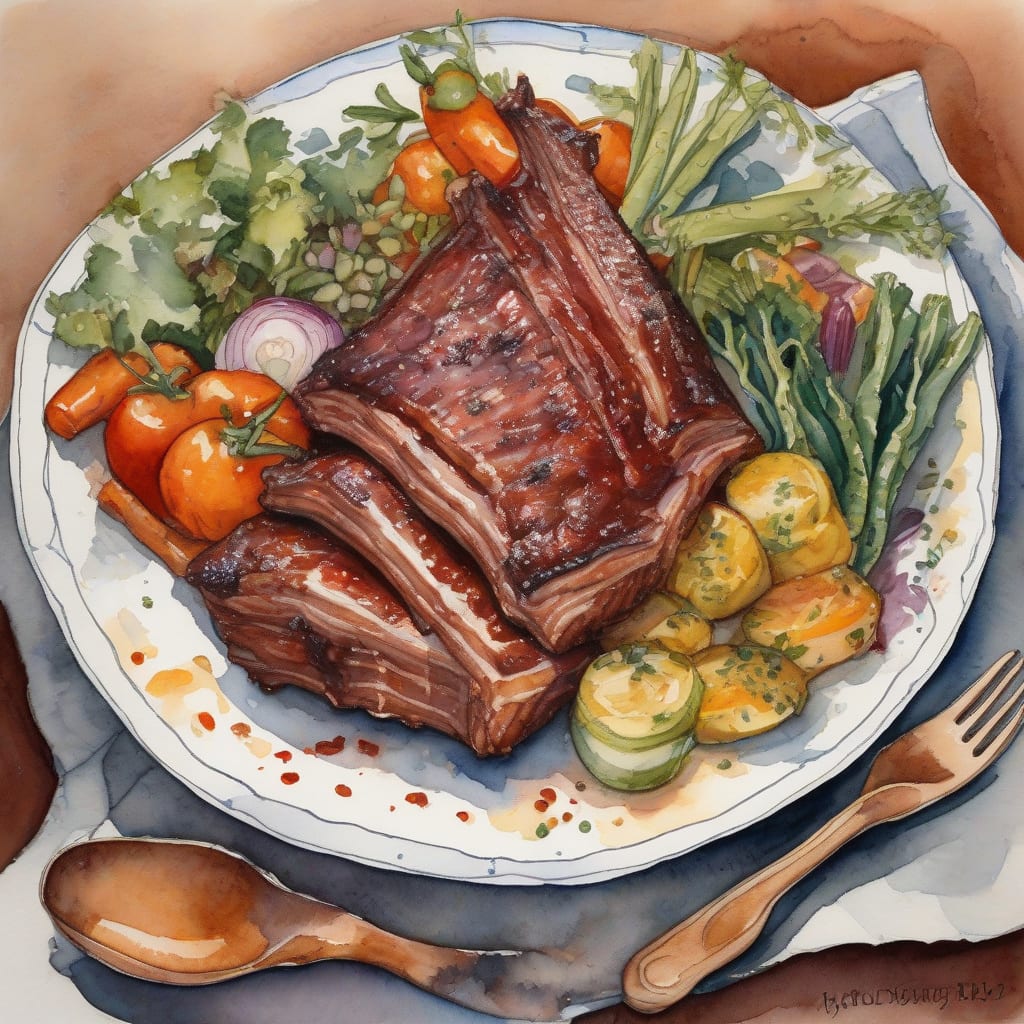 Leftover BBQ Ribs Recipe: Transforming Leftovers into a New Culinary Delight example with annotations