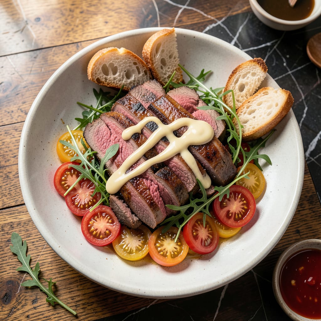 Visual representation of leftover beef tenderloin recipe