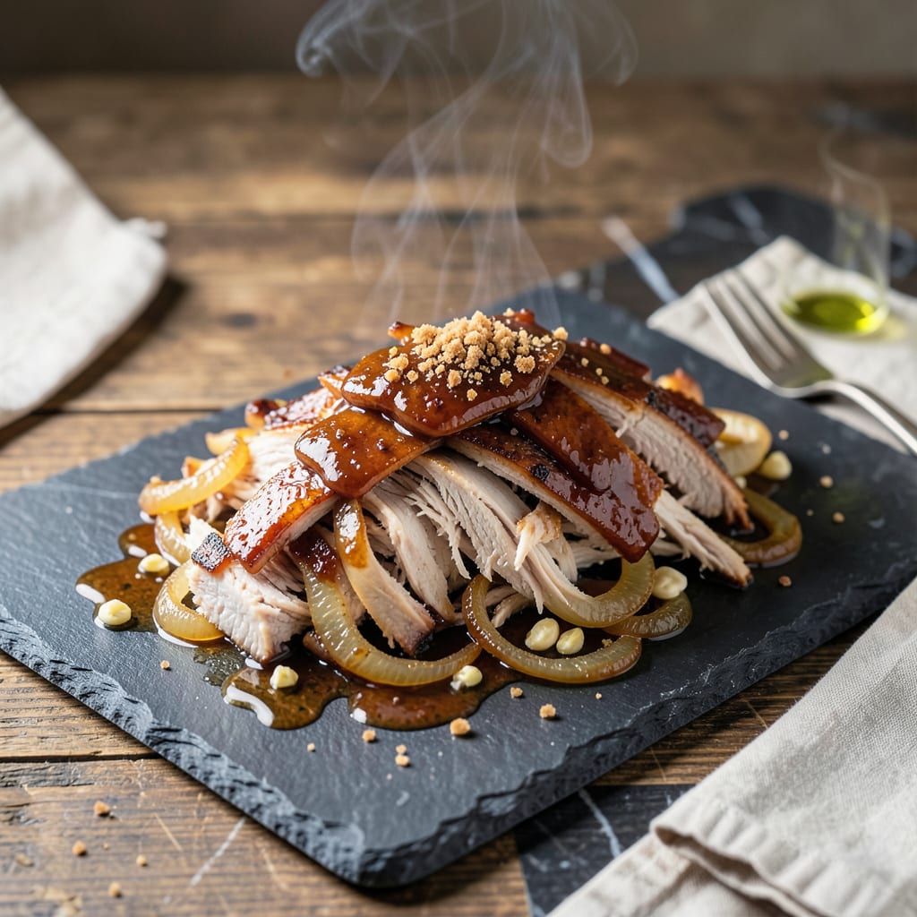 Complete Leftover Turkey BBQ Recipe: Smoky Sweet Shredded Delight overview image