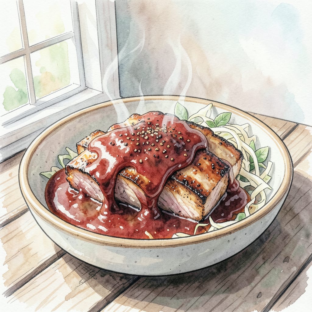 lexington barbecue sauce recipe illustration with key details