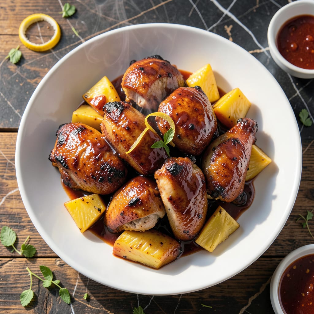 Visual representation of ll hawaiian bbq chicken recipe