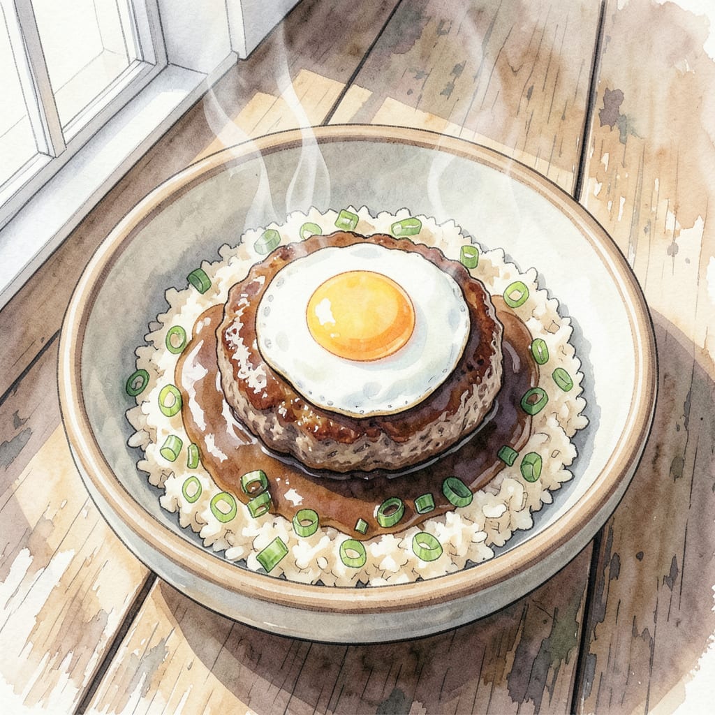 Comprehensive Loco Moco Patty Recipe: Juicy Beef and Fried Egg Perfection visual reference