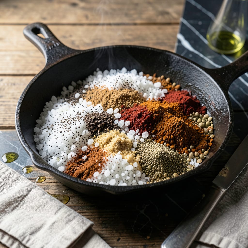 Visual representation of longhorn prairie dust recipe