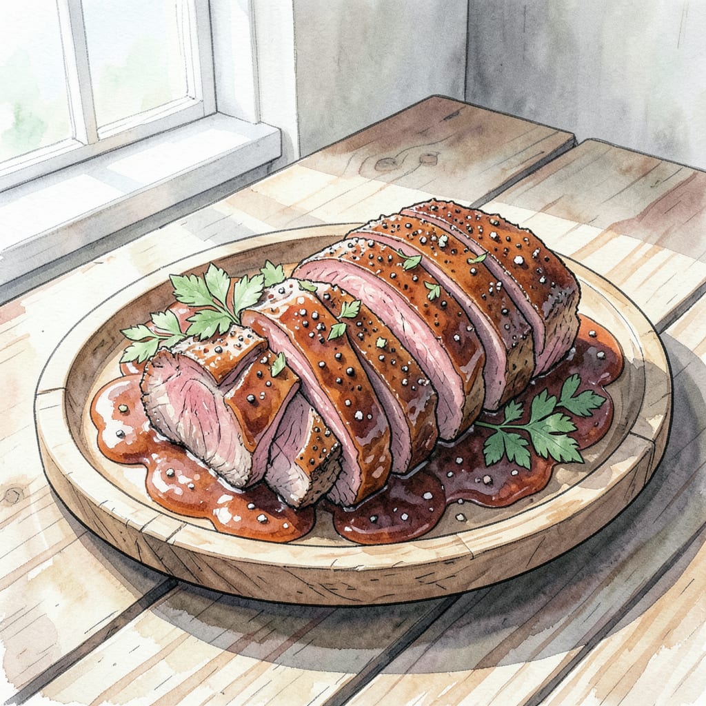 Comprehensive Louie Mueller's BBQ Recipe: Tender Brisket Smoked to Perfection visual reference