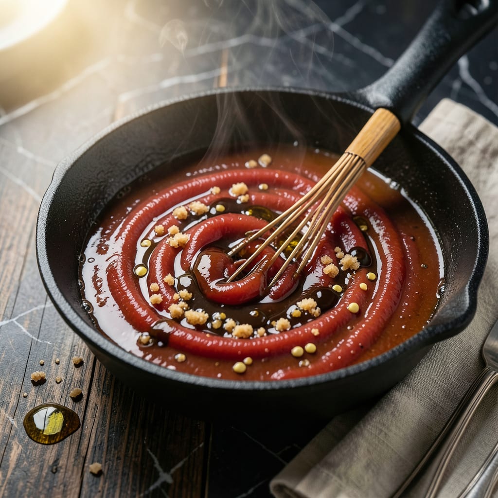 louisiana bbq sauce recipe example with annotations