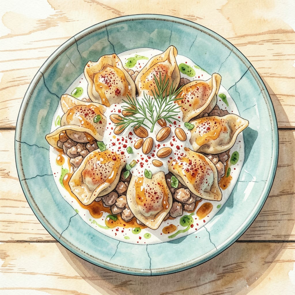 Comprehensive Manti Chicken Recipe: Juicy Dumplings With Spiced Yogurt Drizzle visual reference