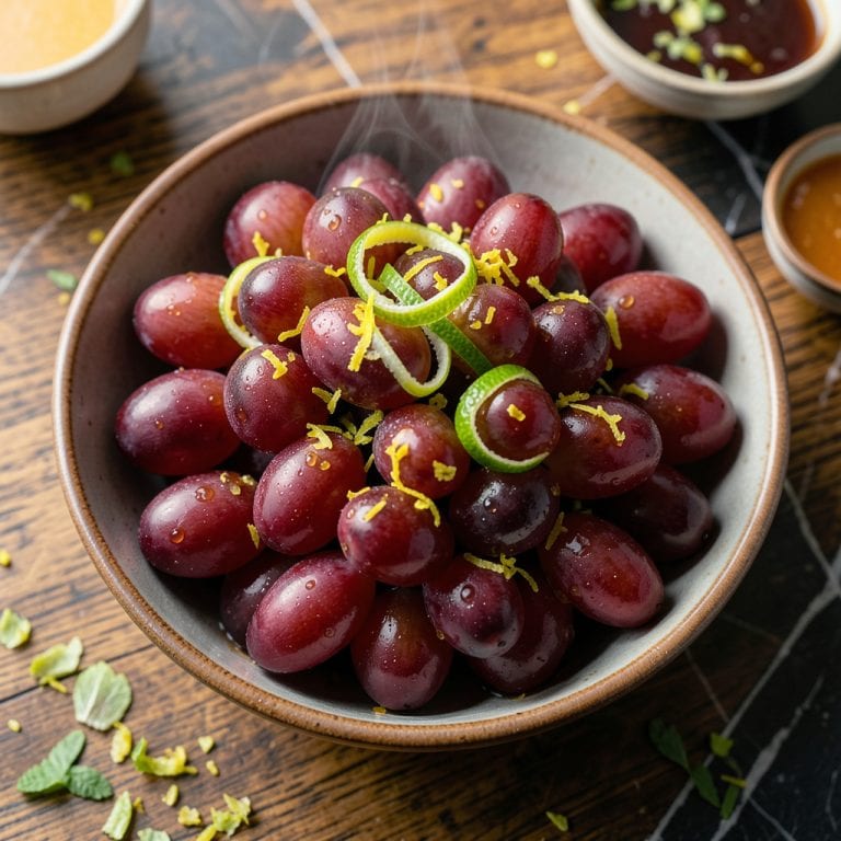 Visual representation of margarita grapes recipe