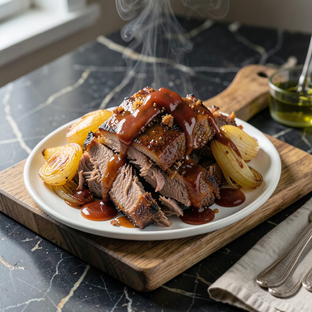 Visual representation of mccormick bbq pulled pork recipe
