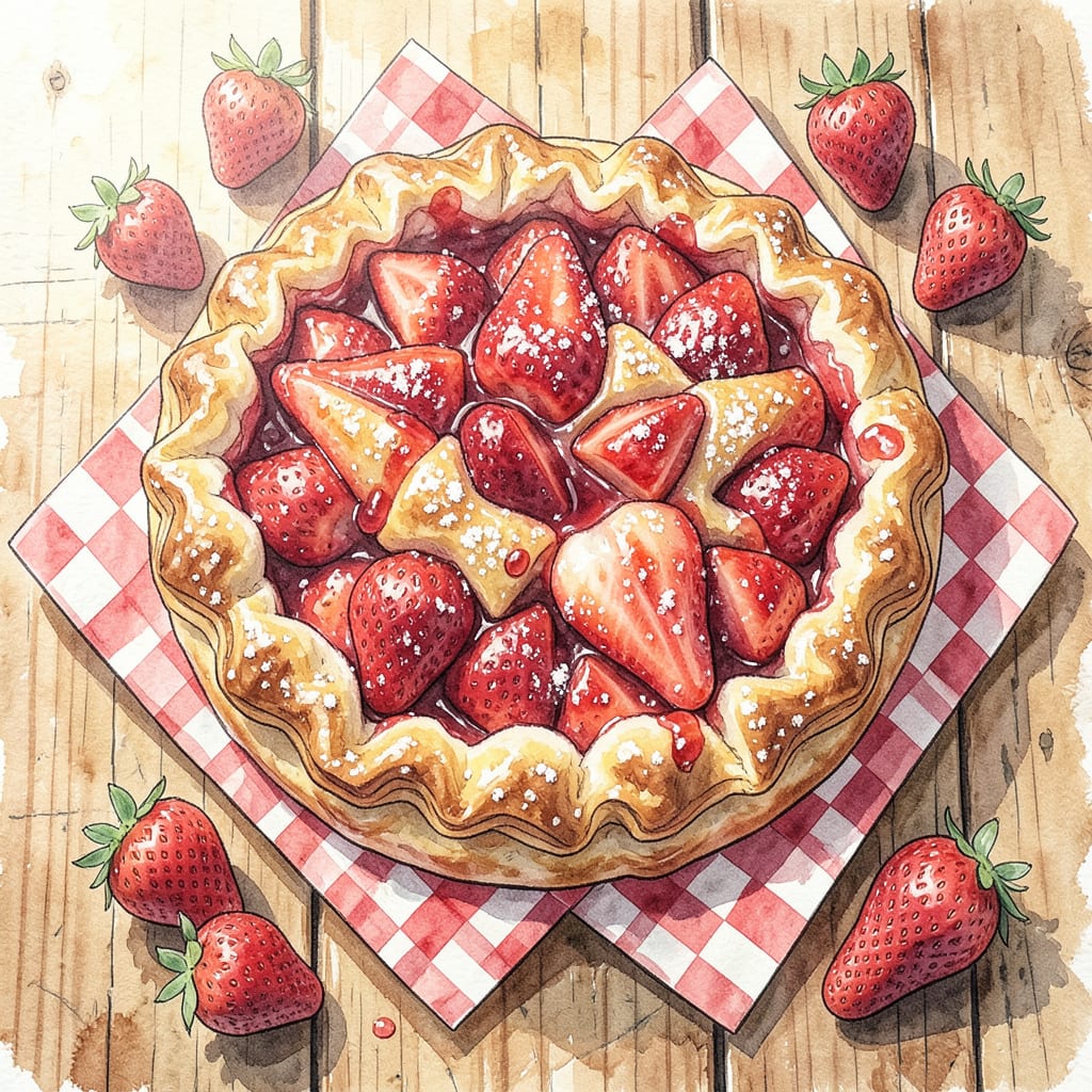 Complete mcdonalds strawberry pie recipe overview image