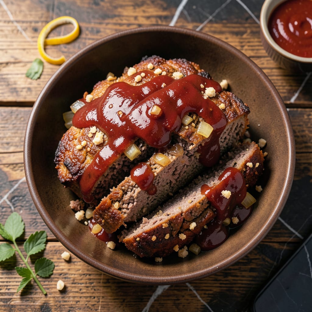 Meat Loaf Recipe With BBQ Sauce: Moist Centers With Smoky Glaze illustration with key details