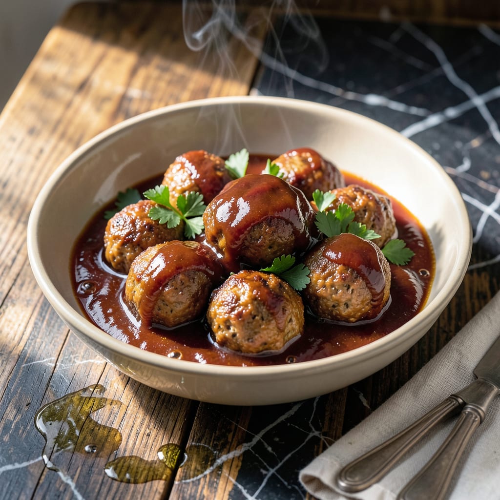 Comprehensive Meatball BBQ Sauce Recipe: Rich Molasses Tang for Perfectly Glazed Bites visual reference
