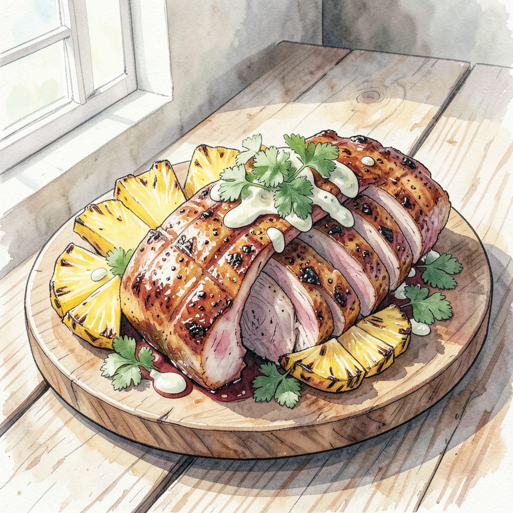 Comprehensive Mexican Al Pastor BBQ Recipe: Spicy Pineapple Fusion on the Grill visual reference