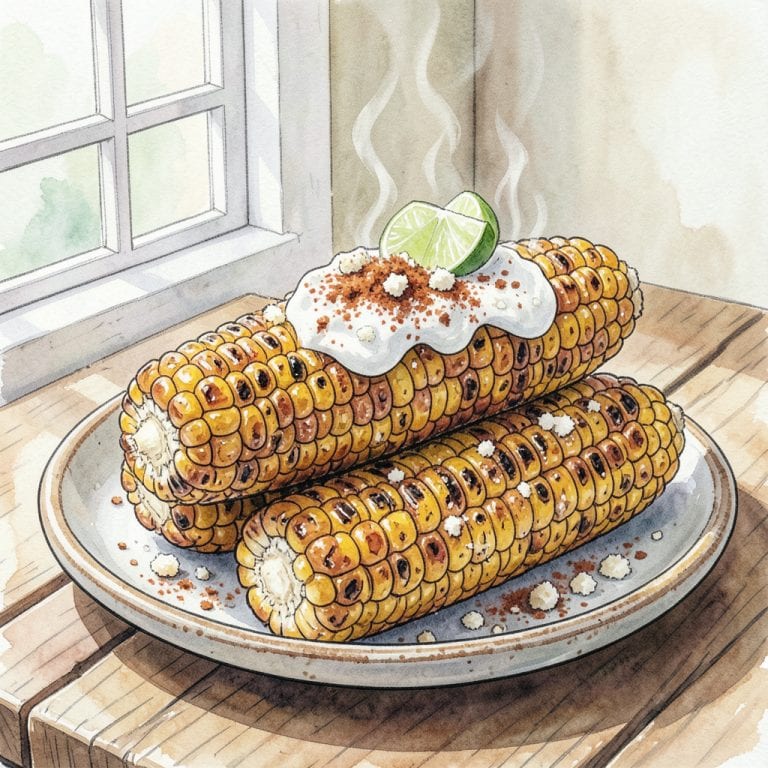 Complete Mexican Street Corn Recipe No Mayo: Grilled Perfection with Cotija Cheese overview image