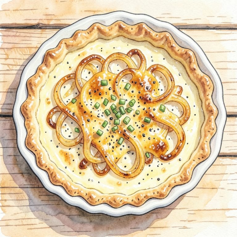 microwave quiche recipe example with annotations