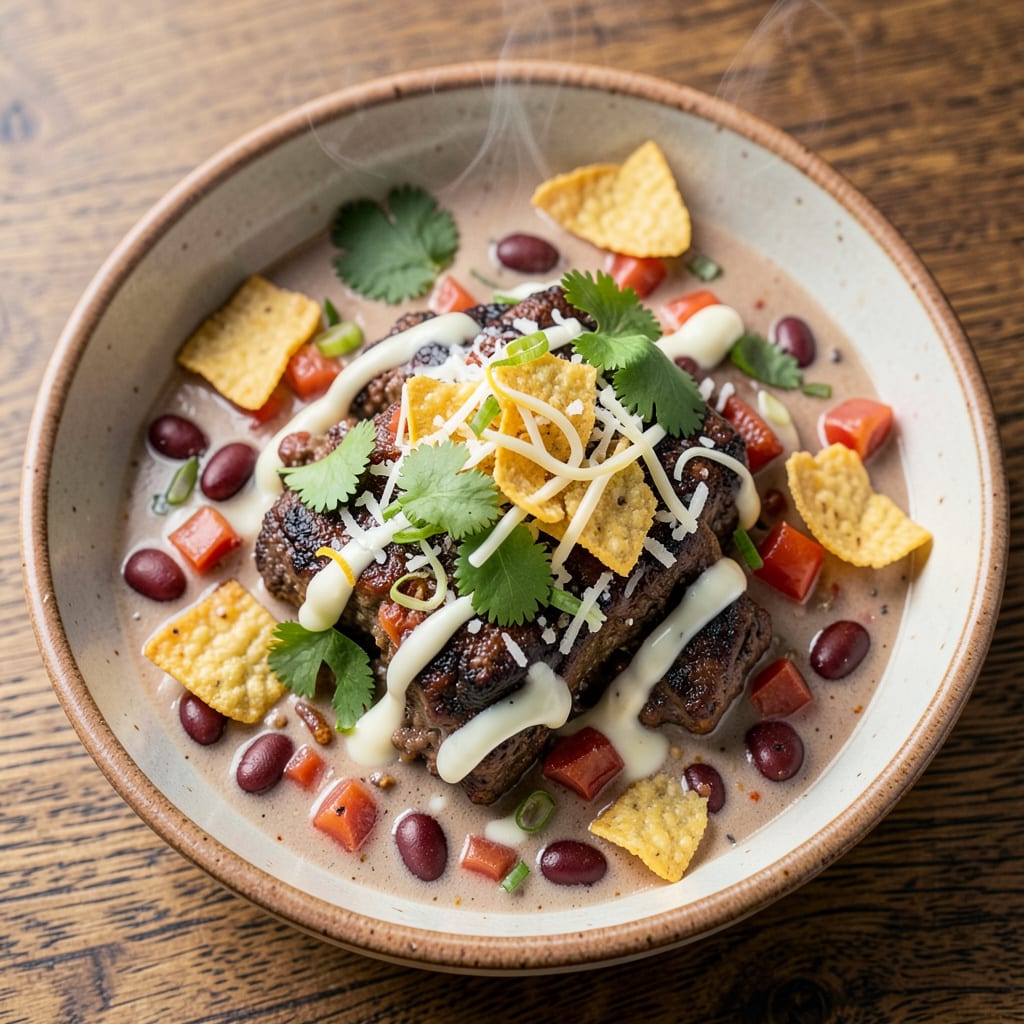 Milk in Chili Recipe: Creamy, Rich Depth That Surprises example with annotations